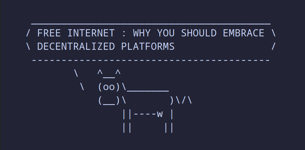 Why You Should Embrace Decentralized Platforms